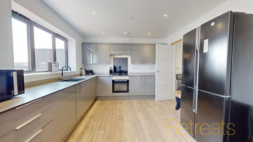 Second Floor Kitchen at Abersoch Holiday House