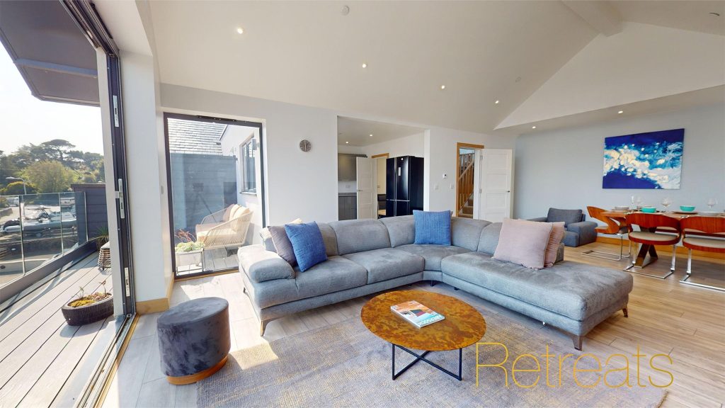 Second Floor Living Room at Abersoch Holiday House